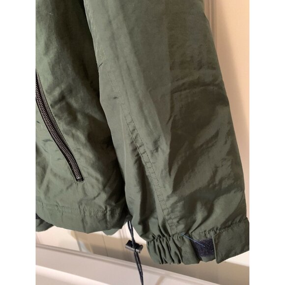 Vtg 90’s Chaps Ralph Lauren Mens Sz L 1/2 Zip Pullover Coat Sailing Jacket Green - Picture 5 of 10